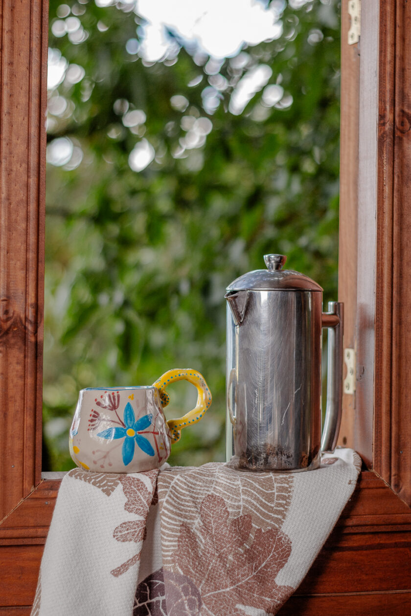 Paño de Algodón Hojas de Té