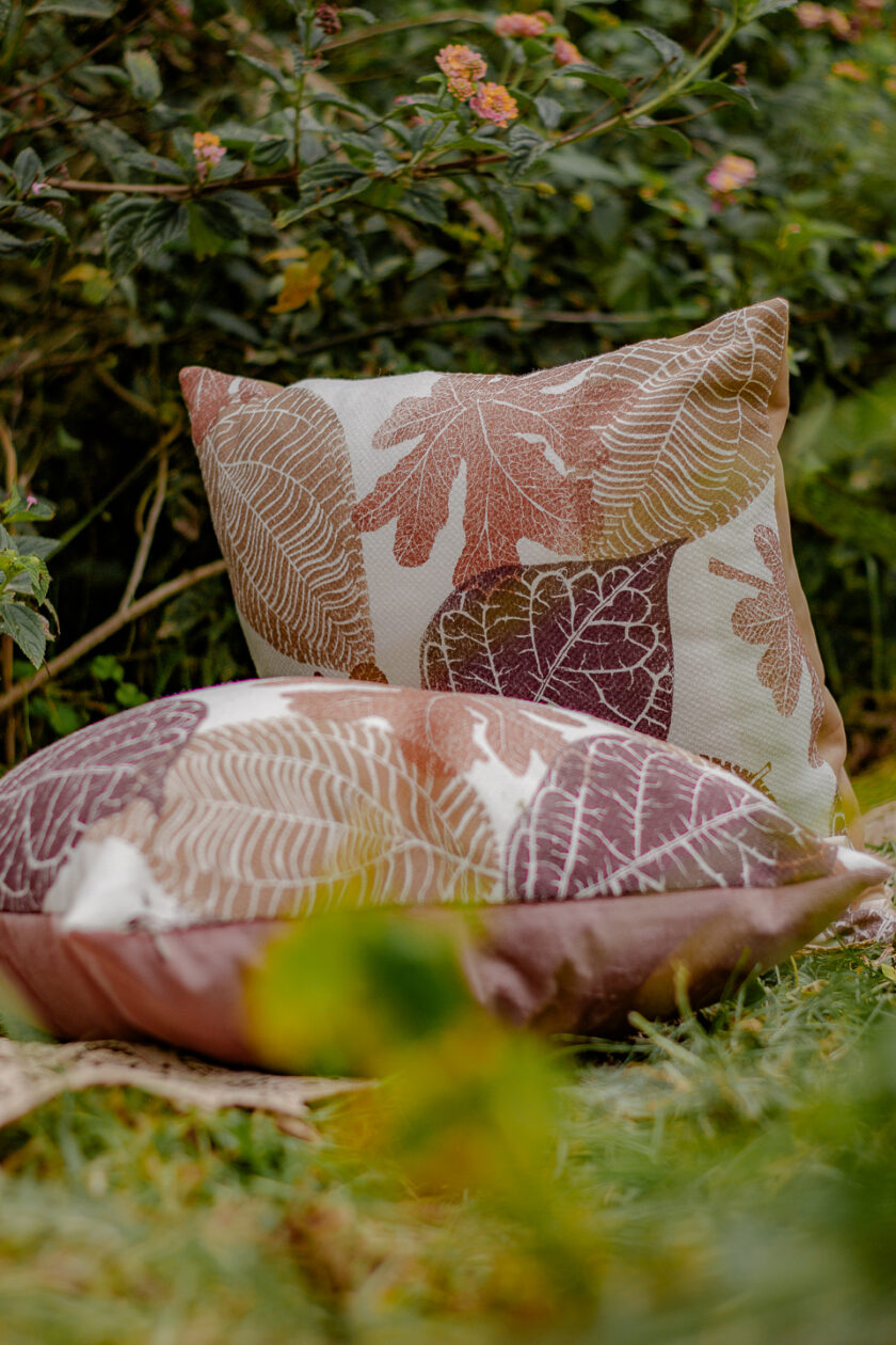 Cojines Hojas de Té