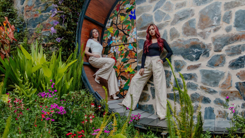 Pantalones Bordados Sueño Floral Lunar