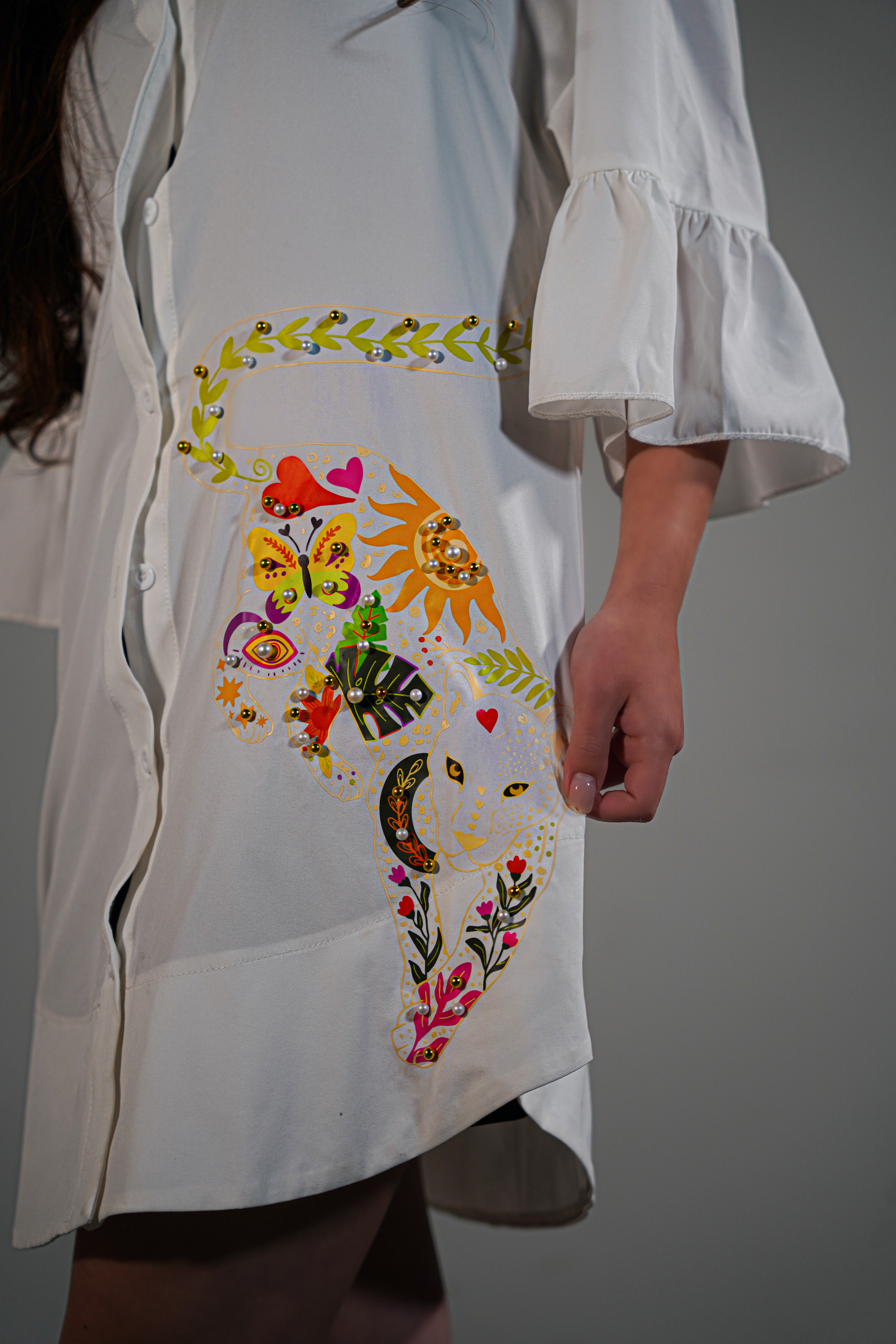 Vestido Leopardo Ancestral Pastel - Image 2